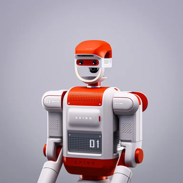 Junior, AXIBO's humanoid robot — upper body